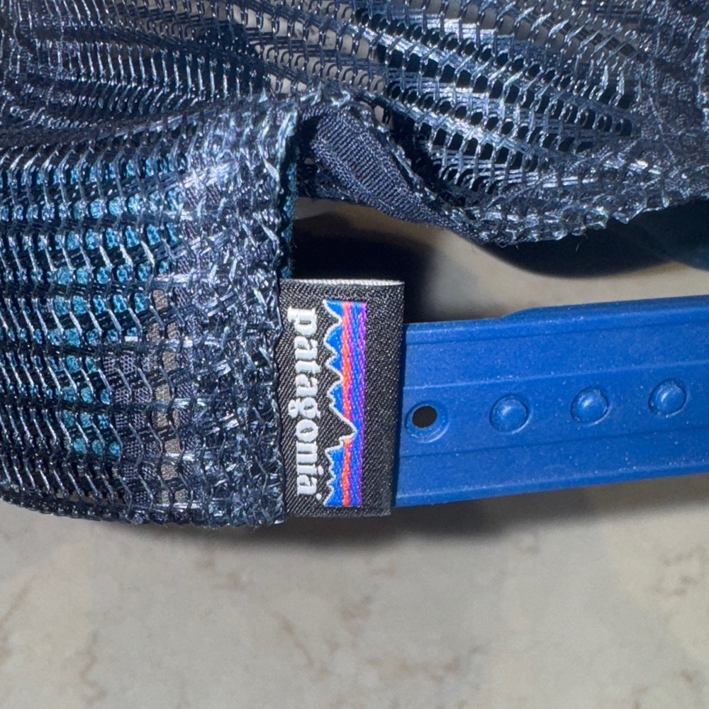 Patagonia Teal and Navy Trucker Hat - Picture 4 of 8